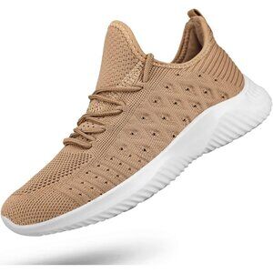 Women Sandy Slip-On Walking Shoes Lightweight Breathable Non-Slip Sneakers